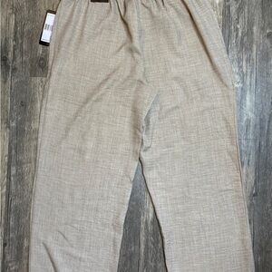 Soho Apparel Tan Wide Leg Pants